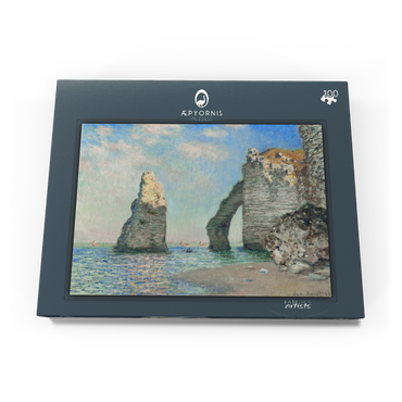Claude Monet's The Cliffs at Étretat (1885) 100 Puzzle Schachtel Ansicht3