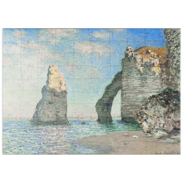 puzzleplate Claude Monet's The Cliffs at Étretat (1885) 100 Puzzle