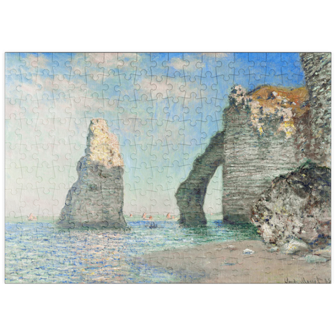 puzzleplate Claude Monet's The Cliffs at Étretat (1885) 200 Puzzle