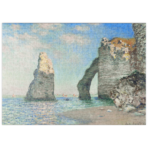 puzzleplate Claude Monet's The Cliffs at Étretat (1885) 500 Puzzle