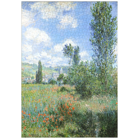 Darstellung des Puzzle-Motivs View of Vétheuil (1880) by Claude Monet – Puzzleteile: 1000