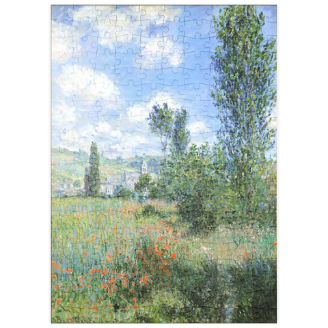 puzzleplate View of Vétheuil (1880) by Claude Monet 200 Puzzle