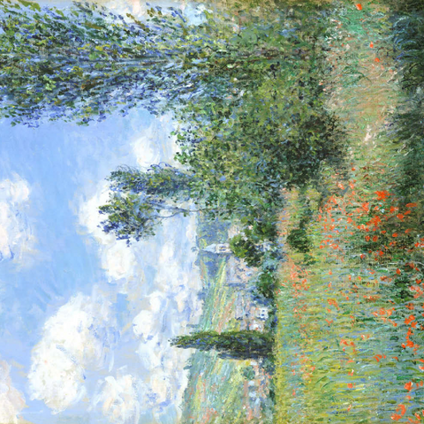 View of Vétheuil (1880) by Claude Monet 200 Puzzle 3D Modell