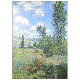 Darstellung des Puzzle-Motivs View of Vétheuil (1880) by Claude Monet – Puzzleteile: 500