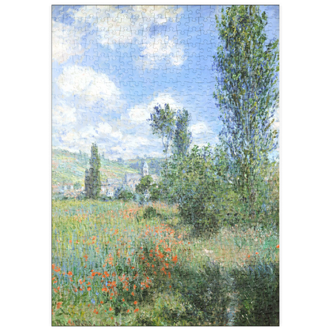 puzzleplate View of Vétheuil (1880) by Claude Monet 500 Puzzle