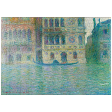 puzzleplate Venice, Palazzo Dario (1908) by Claude Monet 1000 Puzzle