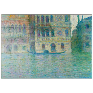 puzzleplate Venice, Palazzo Dario (1908) by Claude Monet 100 Puzzle