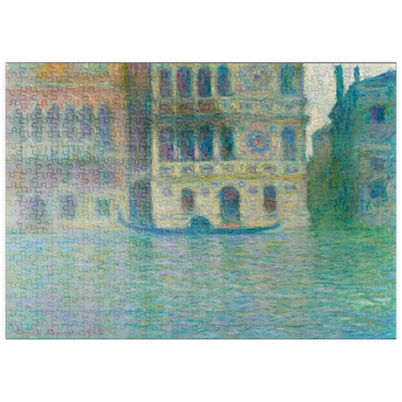 puzzleplate Venice, Palazzo Dario (1908) by Claude Monet 500 Puzzle