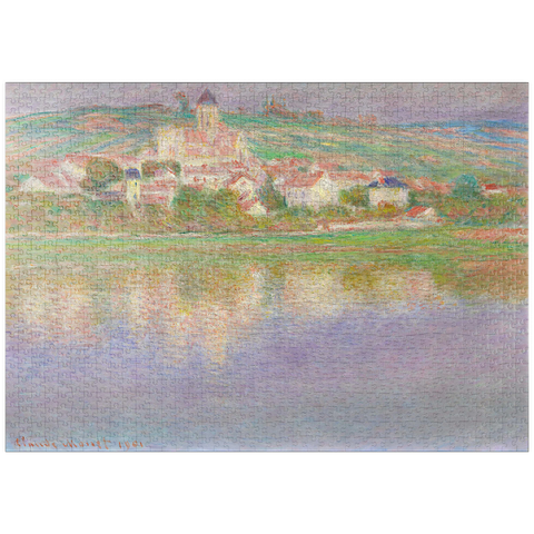 puzzleplate Vétheuil (1901) by Claude Monet 1000 Puzzle