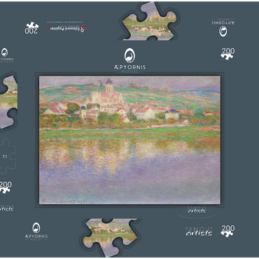 Vétheuil (1901) by Claude Monet 200 Puzzle Schachtel 3D Modell