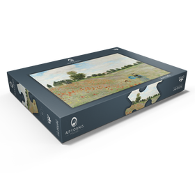 Alternative Darstellung des Puzzle-Motivs Claude Monet's The Poppy Field near Argenteuil (1873) – Puzzleteile: 1000
