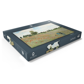 Alternative Darstellung des Puzzle-Motivs Claude Monet's The Poppy Field near Argenteuil (1873) – Puzzleteile: 200