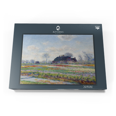Claude Monet's Tulip Fields at Sassenheim (1886) 1000 Puzzle Schachtel Ansicht3