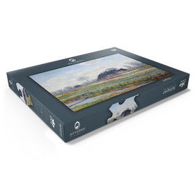 Alternative Darstellung des Puzzle-Motivs Claude Monet's Tulip Fields at Sassenheim (1886) – Puzzleteile: 200