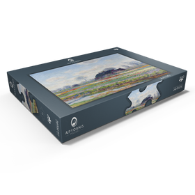 Alternative Darstellung des Puzzle-Motivs Claude Monet's Tulip Fields at Sassenheim (1886) – Puzzleteile: 500