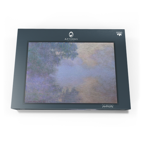 Morning on the Seine near Giverny (1897) by Claude Monet 1000 Puzzle Schachtel Ansicht3