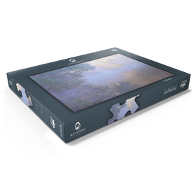 Darstellung des Puzzle Motivs Morning on the Seine near Giverny (1897) by Claude Monet - Puzzleteile: 200