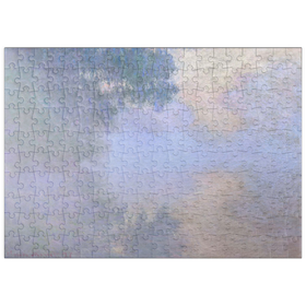 Darstellung des Puzzle Motivs Morning on the Seine near Giverny (1897) by Claude Monet - Puzzleteile: 200