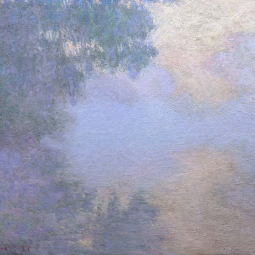 Morning on the Seine near Giverny (1897) by Claude Monet 500 Puzzle 3D Modell