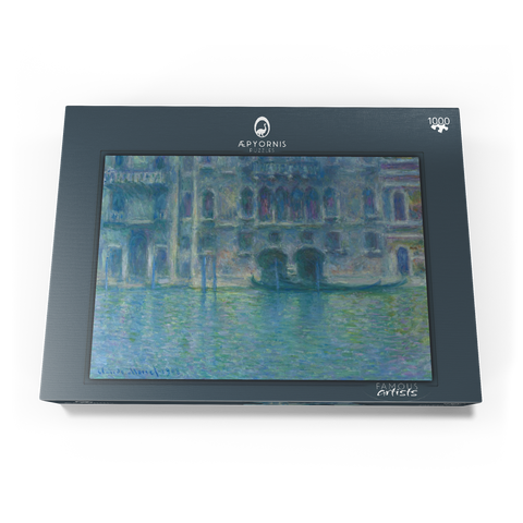 Palazzo da Mula, Venice (1908) by Claude Monet 1000 Puzzle Schachtel Ansicht3