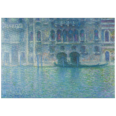 puzzleplate Palazzo da Mula, Venice (1908) by Claude Monet 1000 Puzzle