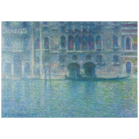 puzzleplate Palazzo da Mula, Venice (1908) by Claude Monet 1000 Puzzle