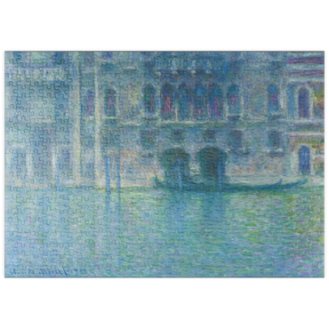 puzzleplate Palazzo da Mula, Venice (1908) by Claude Monet 500 Puzzle