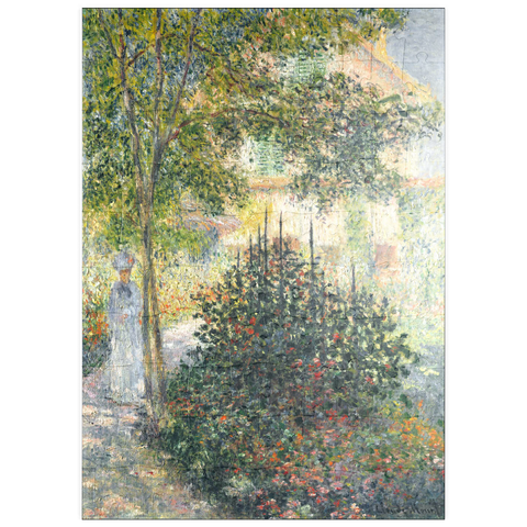 puzzleplate Camille Monet in the Garden at Argenteuil (1876) by Claude Monet 100 Puzzle