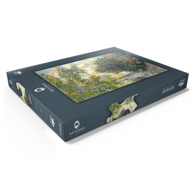 Alternative Darstellung des Puzzle-Motivs Camille Monet in the Garden at Argenteuil (1876) by Claude Monet – Puzzleteile: 200