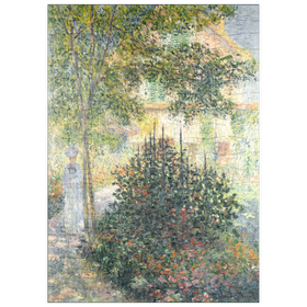 Darstellung des Puzzle Motivs Camille Monet in the Garden at Argenteuil (1876) by Claude Monet - Puzzleteile: 200