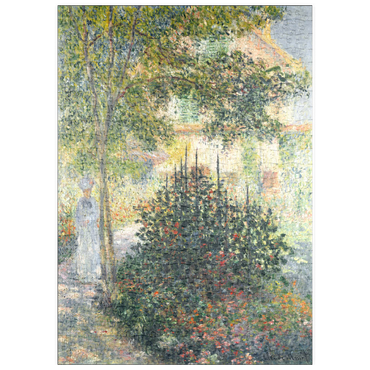 puzzleplate Camille Monet in the Garden at Argenteuil (1876) by Claude Monet 500 Puzzle