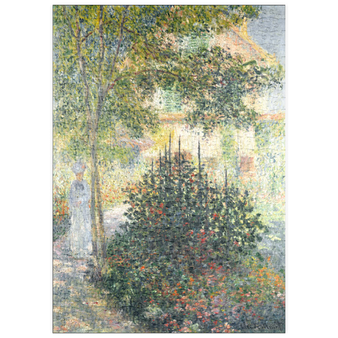 puzzleplate Camille Monet in the Garden at Argenteuil (1876) by Claude Monet 500 Puzzle