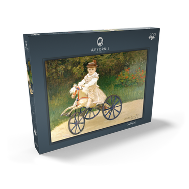 Jean Monet on His Hobby Horse (1872) by Claude Monet 100 Puzzle Schachtel Ansicht2