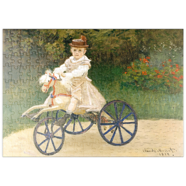 puzzleplate Jean Monet on His Hobby Horse (1872) by Claude Monet 200 Puzzle