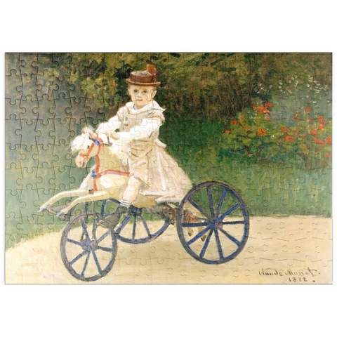 puzzleplate Jean Monet on His Hobby Horse (1872) by Claude Monet 200 Puzzle