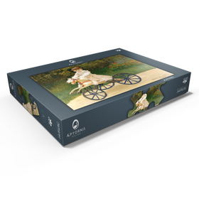 Darstellung des Puzzle Motivs Jean Monet on His Hobby Horse (1872) by Claude Monet - Puzzleteile: 500