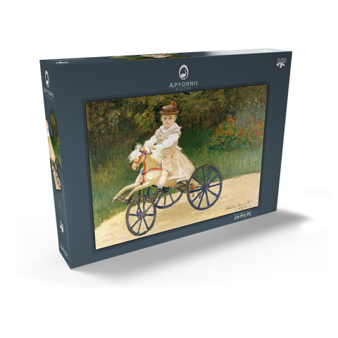 Jean Monet on His Hobby Horse (1872) by Claude Monet 500 Puzzle Schachtel Ansicht2