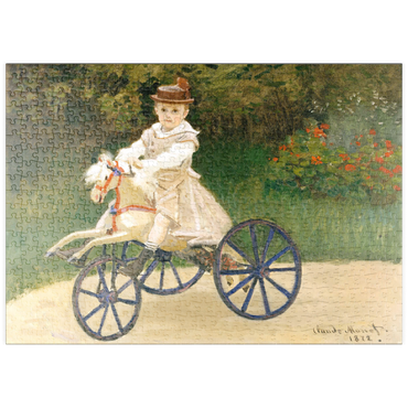 puzzleplate Jean Monet on His Hobby Horse (1872) by Claude Monet 500 Puzzle