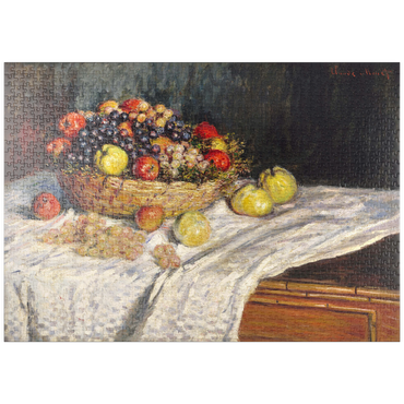 puzzleplate Apples and Grapes (1879–1880) by Claude Monet 1000 Puzzle
