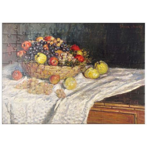 puzzleplate Apples and Grapes (1879–1880) by Claude Monet 100 Puzzle