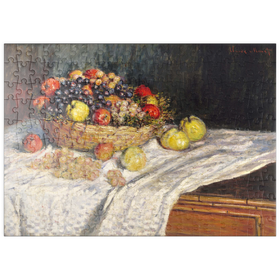Darstellung des Puzzle-Motivs Apples and Grapes (1879-1880) by Claude Monet – Puzzleteile: 200