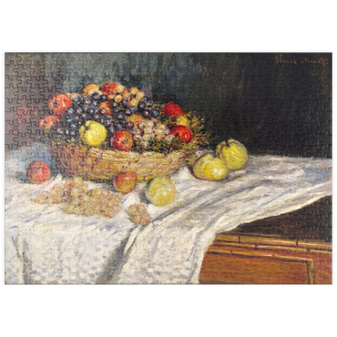 puzzleplate Apples and Grapes (1879–1880) by Claude Monet 500 Puzzle