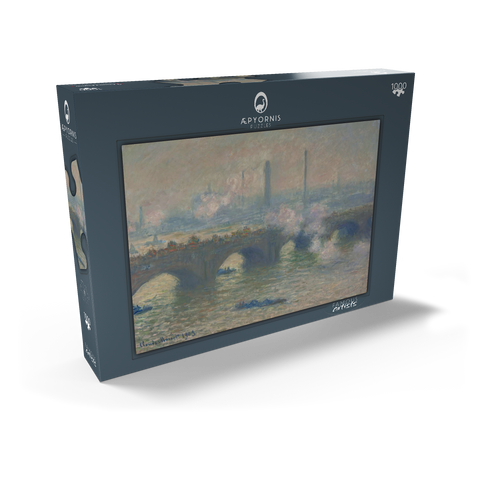 Waterloo Bridge, Gray Day (1903) by Claude Monet 1000 Puzzle Schachtel Ansicht2