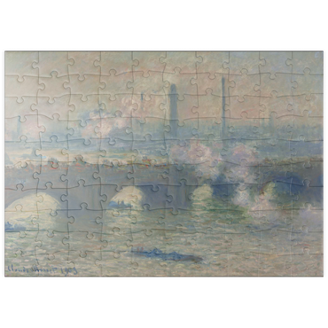 puzzleplate Waterloo Bridge, Gray Day (1903) by Claude Monet 100 Puzzle