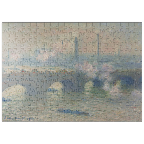 puzzleplate Waterloo Bridge, Gray Day (1903) by Claude Monet 200 Puzzle