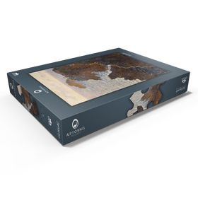 Darstellung des Puzzle Motivs Claude Monet's Rocks at Belle-Isle, Port-Domois (1886) - Puzzleteile: 1000