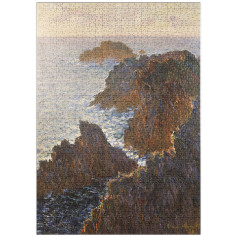 puzzleplate Claude Monet's Rocks at Belle-Isle, Port-Domois (1886) 1000 Puzzle