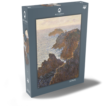 Claude Monet's Rocks at Belle-Isle, Port-Domois (1886) 500 Puzzle Schachtel Ansicht2