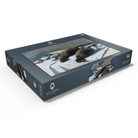 Darstellung des Puzzle Motivs Claude Monet's Still Life with Pheasants and Plovers (1879) - Puzzleteile: 1000