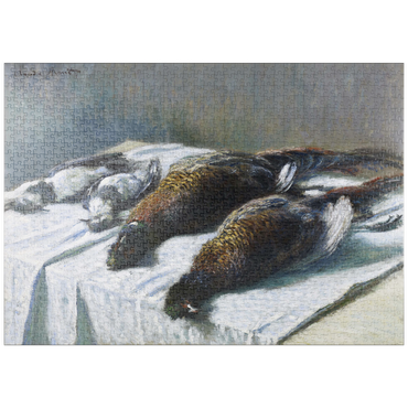 puzzleplate Claude Monet's Still Life with Pheasants and Plovers (1879) 1000 Puzzle